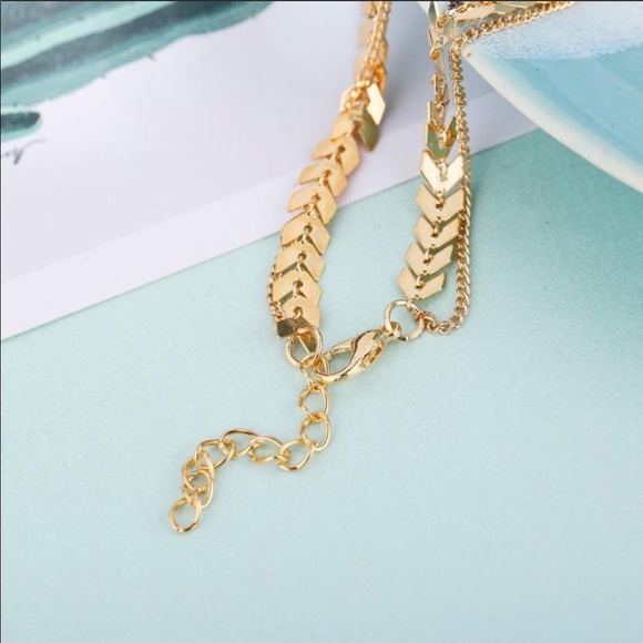 Arrow Layered Anklet - Picture 3 of 5